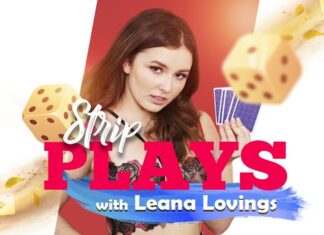 Strip plays with Leana Lovings